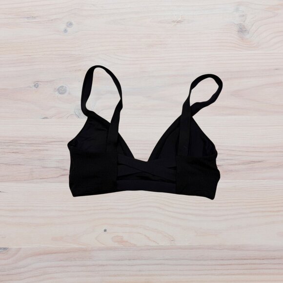L Space Eco Jess Bikini Top Black - Size S - Picture 2 of 5
